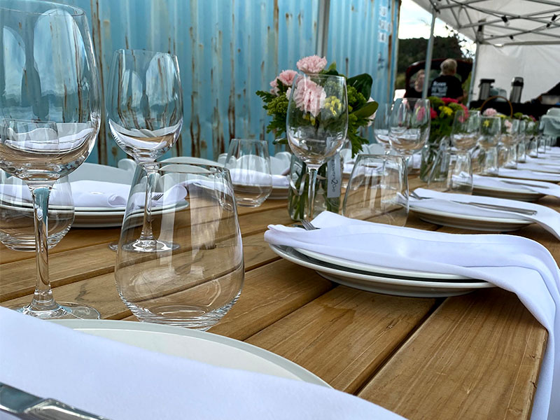 table settings-event hire products-Cheers Weddings and Events-Whangarei